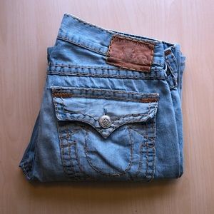 USED True Religion Billy Super T Jeans